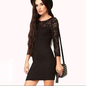 Forever 21 Black Lace Dress